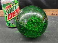 Green paperweight