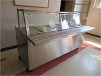 40" x 78" steam table w/ counter 30 amp plug