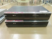 2 LG DVD/VCR combos