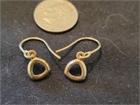 14KY gold dangle earrings/1.5gr