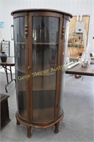 Glass Front Hall Cabinet