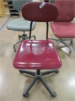 maroon office chair