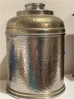 Lg Rumidor /Humidor hammered tobacco Jar