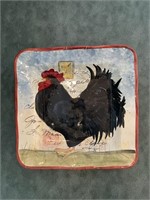 Large Chicken Platter / Decor plate on wall