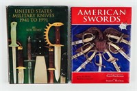 Lot of U.S. Military Swords and Knives Books