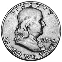 1956 Franklin Half Dollar LIGHTLY CIRCULATED