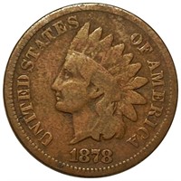 1878 Indian Head Penny NICELY CIRCULATED