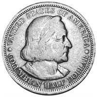 1893 Columbian Half Dollar NEARLY UNCIRCULATED