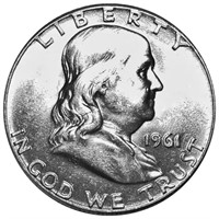 1961 Franklin Half Dollar UNCIRCULATED