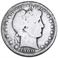 1900-O Barber Half Dollar NICELY CIRCULATED
