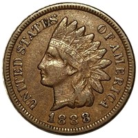 1888 Indian Head Penny LIGHTLY CIRCULATED
