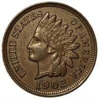 1902 Indian Head Penny NEARLY UNCIRCULATED