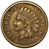 1860 Indian Head Penny LIGHTLY CIRCULATED