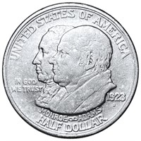 1923 S Monroe Half Dollar LIGHTLY CIRCULATED