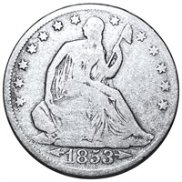 1853 Seated Half Dollar NICELY CIRCULATED