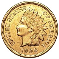 1908 Indian Head Penny UNCIRCULATED