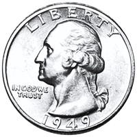 1949-D Washington Silver Quarter UNCIRCULATED