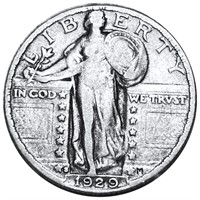 1929-S Standing Liberty Quarter NICELY CIRCULATED