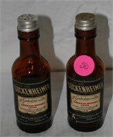 GUCKENHEIMER WHISKEY SALT AND PEPPER SHAKERS