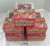 5 pcs. NIB Sealed Donruss Baseball Card Boxes