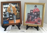 2 pcs. University of Tennessee Coaches Photos