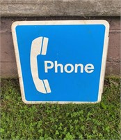 Pay Phone Sign