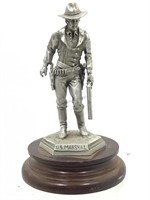 Chilmark Fine Pewter Figurine. US Marshal 6in H