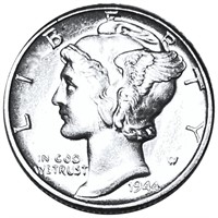 1944 Mercury Silver Dime UNCIRCULATED