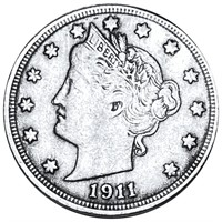 1911 Liberty Victory Nickel NICELY CIRCULATED