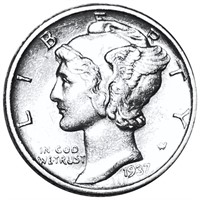 1937-S Mercury Silver Dime UNCIRCULATED
