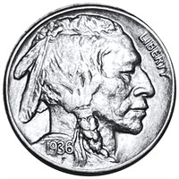 1936-S Buffalo Head Nickel CLOSELY UNCIRCULATED