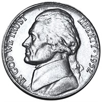 1952 Jefferson Nickel CLOSELY UNCIRCULATED
