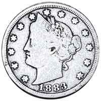 1883 Liberty Victory Nickel NICELY CIRC W CENTS