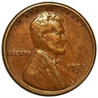 1923-S Lincoln Wheat Penny CLOSELY UNCIRCULATED