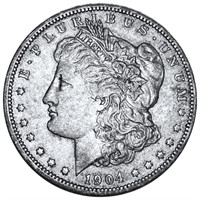 1904-O Morgan Silver Dollar XF