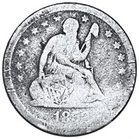 1859 Seated Liberty Quarter NICELY CIRCULATED