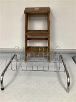 Step Ladder and Shoe Rack