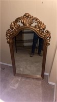 Ornate 55x32in English Style Mirror