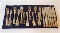 WALLACE PLATE FLATWARE SET