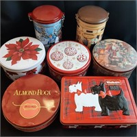 7 Collector Tins Including Tim Horton's