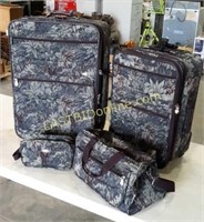 Pierre Cardin 4 piece luggage set