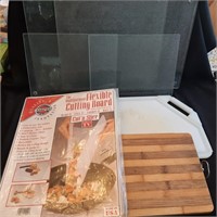 Lot of 7 Various Cutting Boards