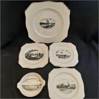 Royal Winton Nova Scotia and PEI plates