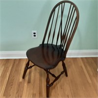 Antique Hale Maple Brace Back Chair