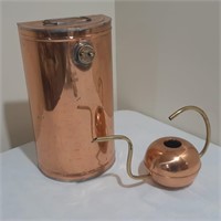 Vintage Copper Can and Bed Warmer