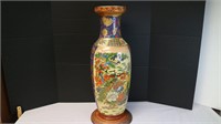 Chinese 25" Vase Decoration Bird Motif Jungle 2
