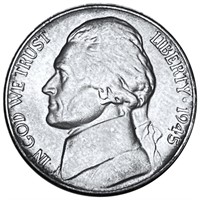 1945-D Jefferson War Nickel UNCIRCULATED