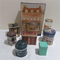 7 Tins 1 Jar From Harrod's London