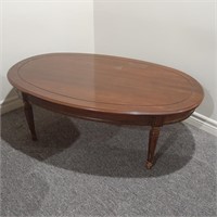 Oval Maple Coffee Table