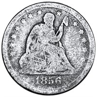1856 Seated Liberty Quarter NICELY CIRCULATED
